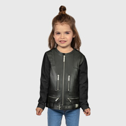 Детский лонгслив 3D Terminator first - leather jacket - фото 2