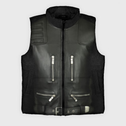 Мужской жилет утепленный 3D Terminator first - leather jacket