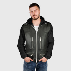 Мужская ветровка 3D Terminator first - leather jacket - фото 2