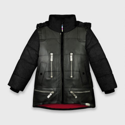 Зимняя куртка для девочек 3D Terminator first - leather jacket