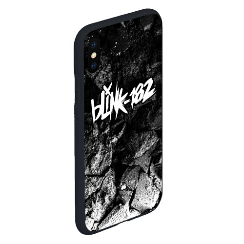 Чехол для iPhone XS Max матовый Blink 182 black graphite - фото 3