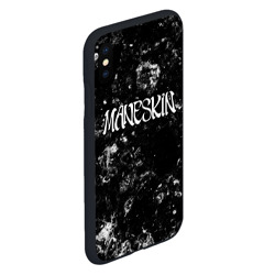 Чехол для iPhone XS Max матовый Maneskin black ice - фото 2