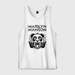 Мужская майка хлопок Marilyn Manson - rock panda