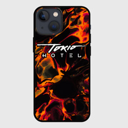 Чехол для iPhone 13 mini Tokio Hotel red lava