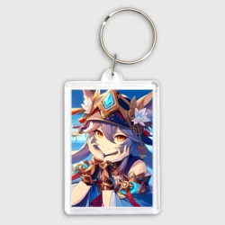 Брелок прямоугольный 35*50 Genshin Impact - character 