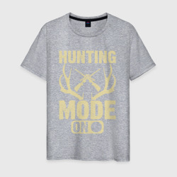 Мод охотника вкл – Мужская футболка хлопок с принтом купить со скидкой в -20%