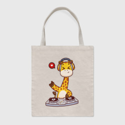 Шоппер BioNature Жираф за пультом 