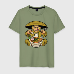 Японский рамен – Мужская футболка хлопок с принтом купить со скидкой в -20%