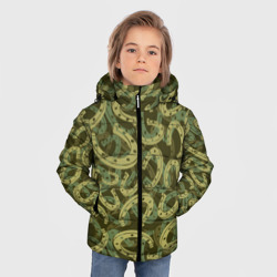 Зимняя куртка для мальчиков 3D Подковы - камуфляж - фото 2