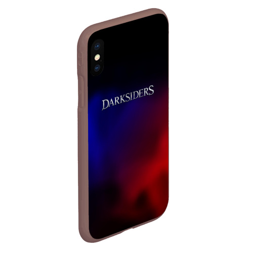 Чехол для iPhone XS Max матовый Darksiders gradient , цвет коричневый - фото 3