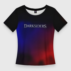 Женская футболка 3D Slim Darksiders gradient 