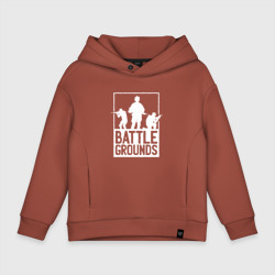 Детское худи Oversize хлопок Battlegrounds Army