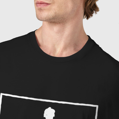 Мужская футболка хлопок Battlegrounds Army, цвет черный - фото 6
