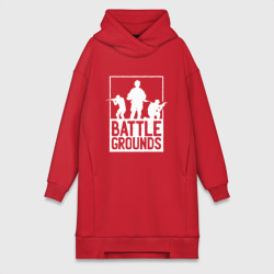Платье-худи хлопок Battlegrounds Army