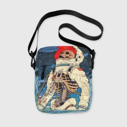 Сумка через плечо 3D Скелет - астронавт