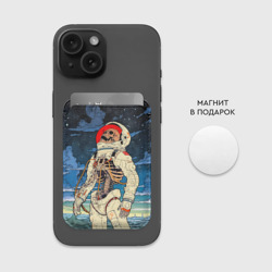 Картхолдер Magsafe магнитный Скелет - астронавт - фото 2