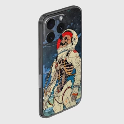 Чехол для iPhone 16 Pro силиконовый с защитой камеры Скелет - астронавт - фото 2