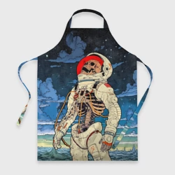 Фартук 3D Скелет - астронавт
