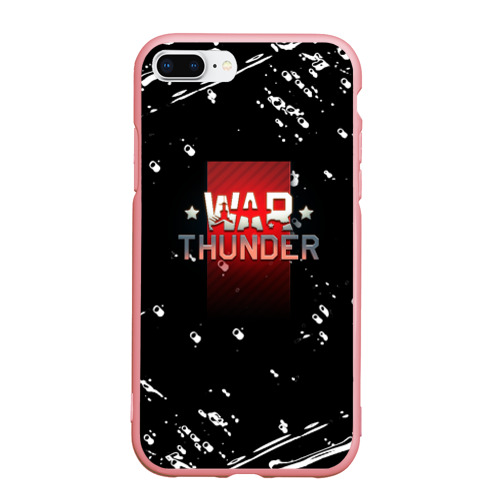 Чехол для iPhone 7Plus/8 Plus матовый Warthunder белые краски онлайн, цвет баблгам