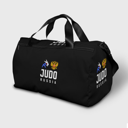 Сумка спортивная 3D с принтом Judo Ru, вид сзади #1