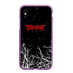 Чехол для iPhone XS Max матовый Bullet for my valentine rock music