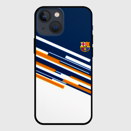 Чехол для iPhone 13 mini с принтом Реал мадрид текстура футбол спорт, вид спереди #2