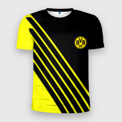 Мужская футболка 3D Slim Borussia sport line uniform