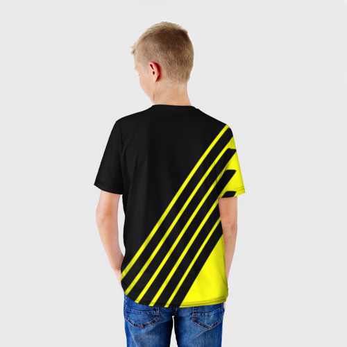 Детская футболка 3D Borussia sport line uniform, цвет 3D печать - фото 4