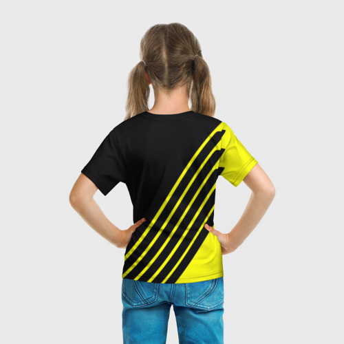 Детская футболка 3D Borussia sport line uniform, цвет 3D печать - фото 6