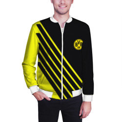 Мужской бомбер 3D Borussia sport line uniform - фото 2