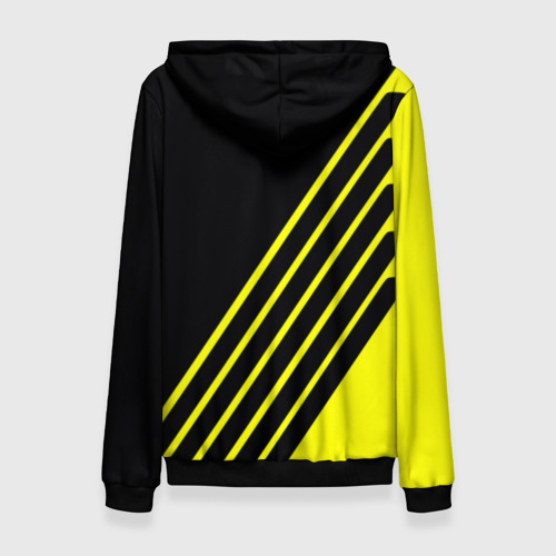 Женская толстовка 3D с принтом Borussia sport line uniform, вид сзади #1