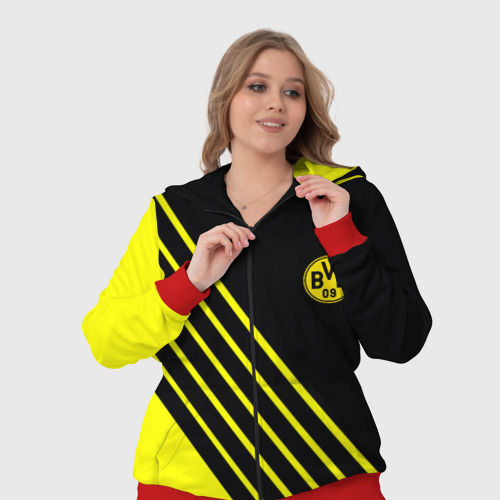 Женский костюм 3D с принтом Borussia sport line uniform, фото #4