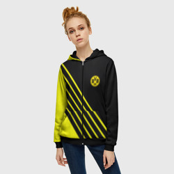 Женская толстовка 3D на молнии Borussia sport line uniform - фото 2