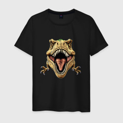 Тираннозавр пасть – Мужская футболка хлопок с принтом купить со скидкой в -20%