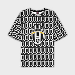 Мужская футболка oversize 3D Juventus pattern fc