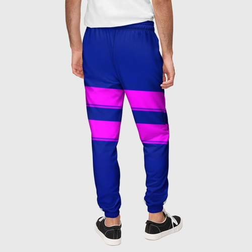 Мужские брюки 3D Фриск frisk Undertale полосы, цвет 3D печать - фото 5