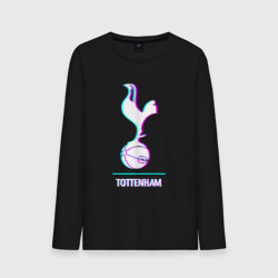 Мужской лонгслив хлопок Tottenham FC в стиле glitch