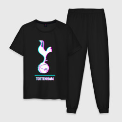 Мужская пижама хлопок Tottenham FC в стиле glitch