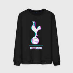 Мужской свитшот хлопок Tottenham FC в стиле glitch