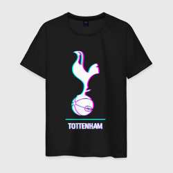 Светящаяся мужская футболка Tottenham FC в стиле glitch