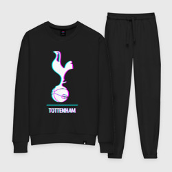 Женский костюм хлопок Tottenham FC в стиле glitch