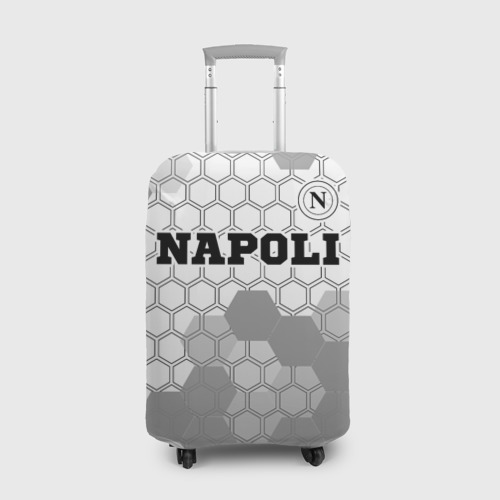 Чехол для чемодана 3D Napoli sport на светлом фоне посередине, цвет 3D печать