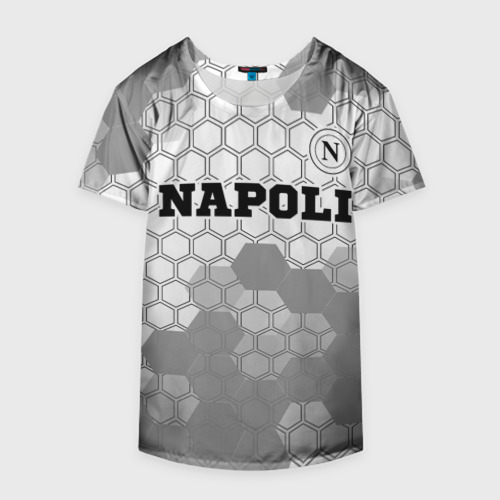 Накидка на куртку 3D Napoli sport на светлом фоне посередине, цвет 3D печать - фото 4