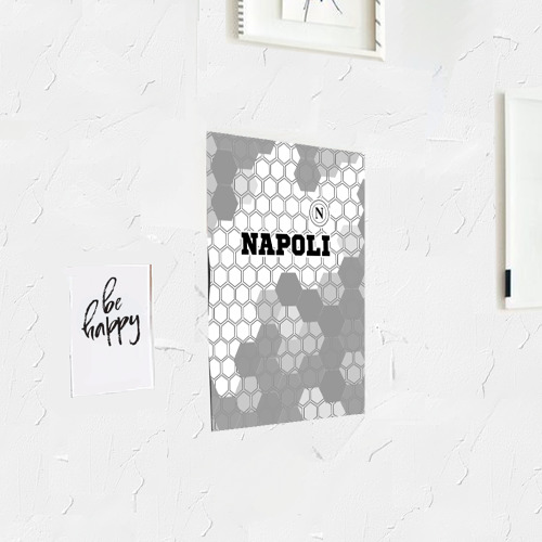 Постер Napoli sport на светлом фоне посередине - фото 3