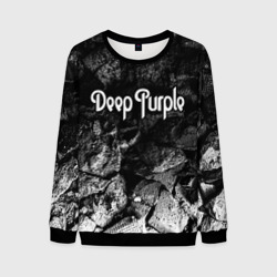 Мужской свитшот 3D Deep Purple black graphite
