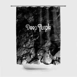 Штора 3D для ванной Deep Purple black graphite