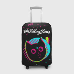 Чехол для чемодана 3D Rolling Stones - rock star cat
