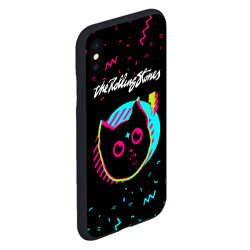 Чехол для iPhone XS Max матовый Rolling Stones - rock star cat - фото 2