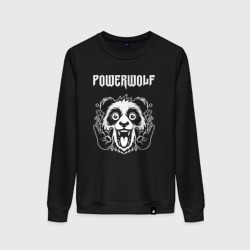 Женский свитшот хлопок Powerwolf rock panda