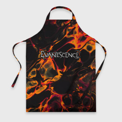 Фартук 3D Evanescence red lava